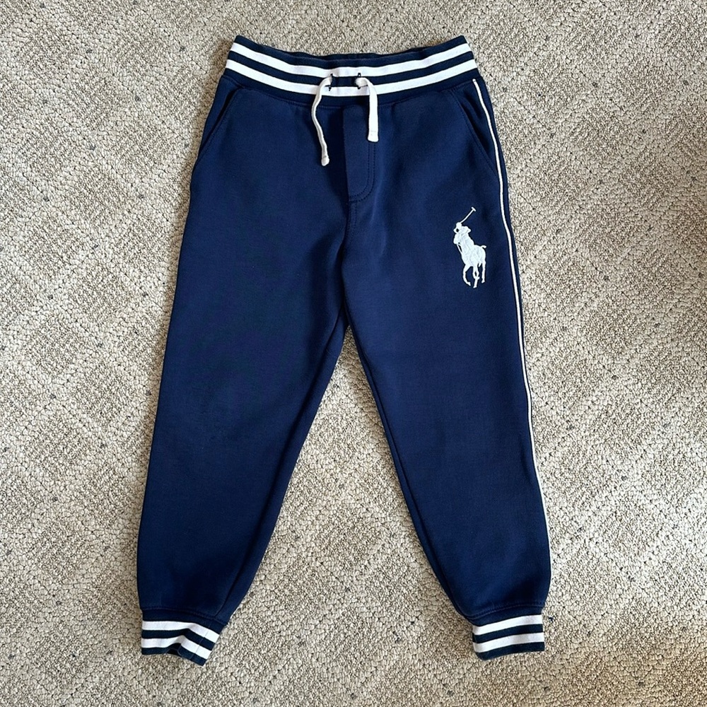 Ralph Lauren Kids Big Pony Double-Knit Jogger Pant
